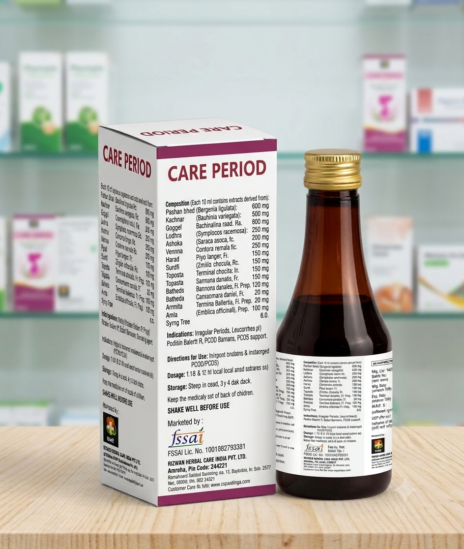 CARE PERIOD Syrup – Natural Menstrual Comfort & Hormonal Balance (200ml)