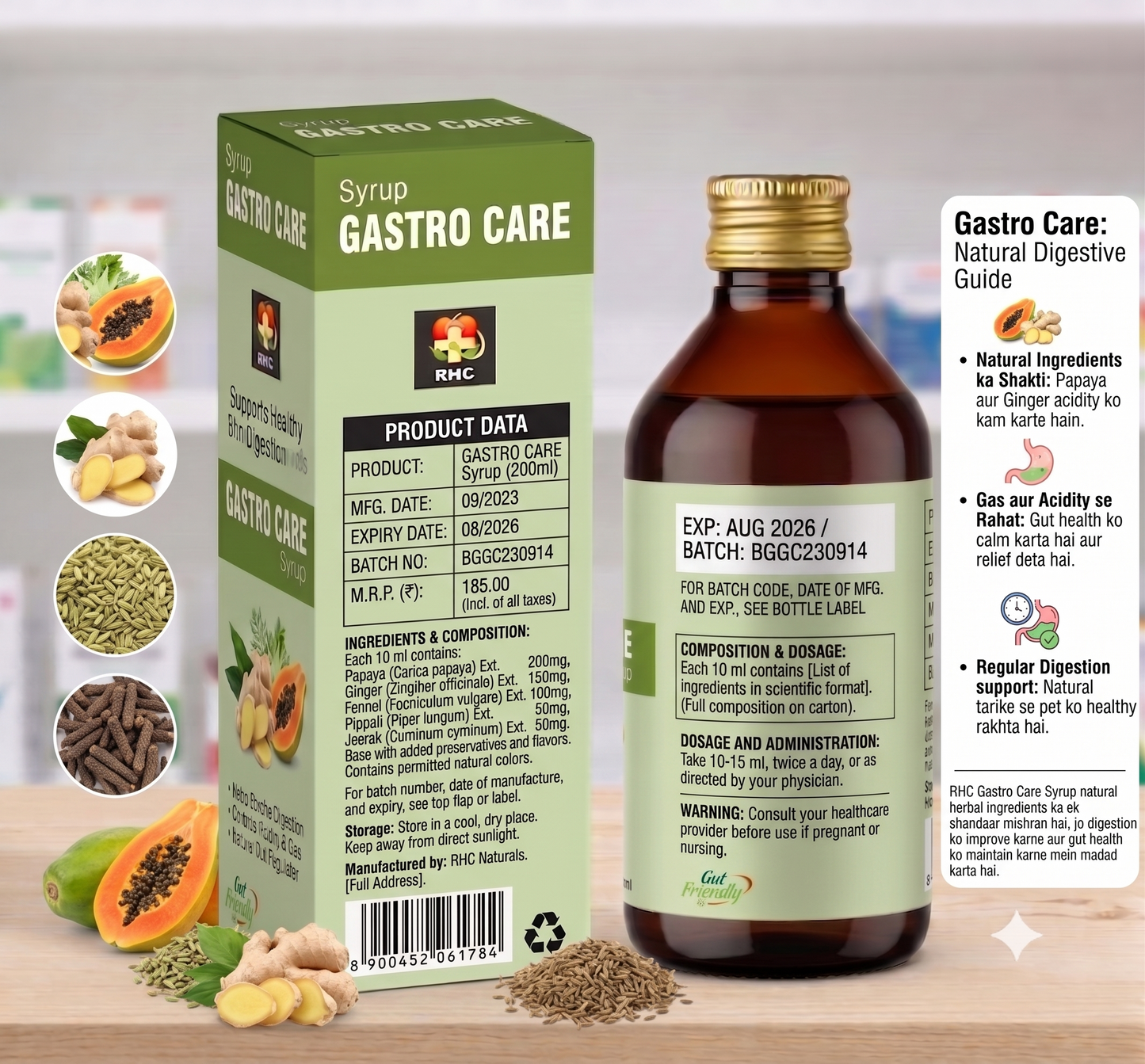 RHC Gastro Care Syrup