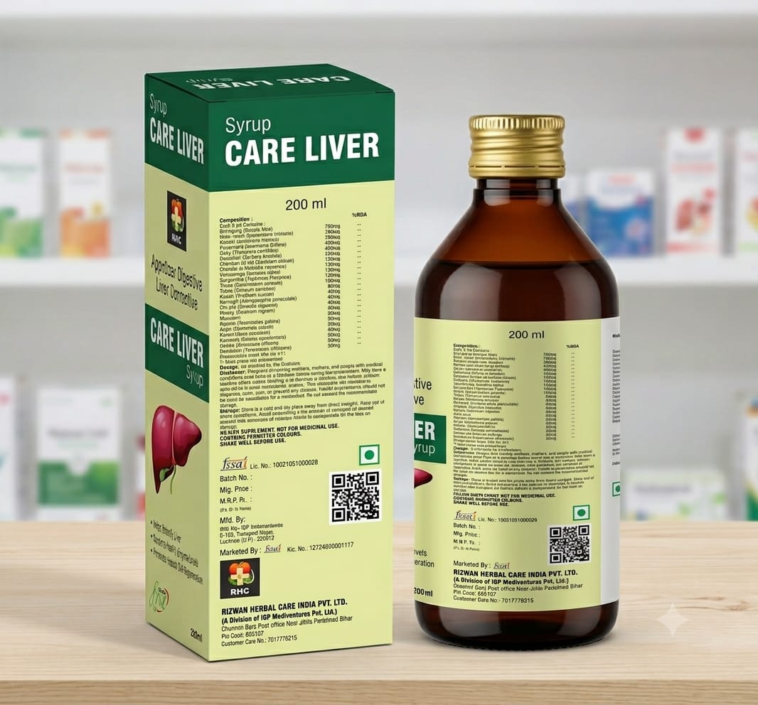 CARE LIVER Syrup – Natural Appetite, Digestive & Liver Corrective (Sugar-Free)