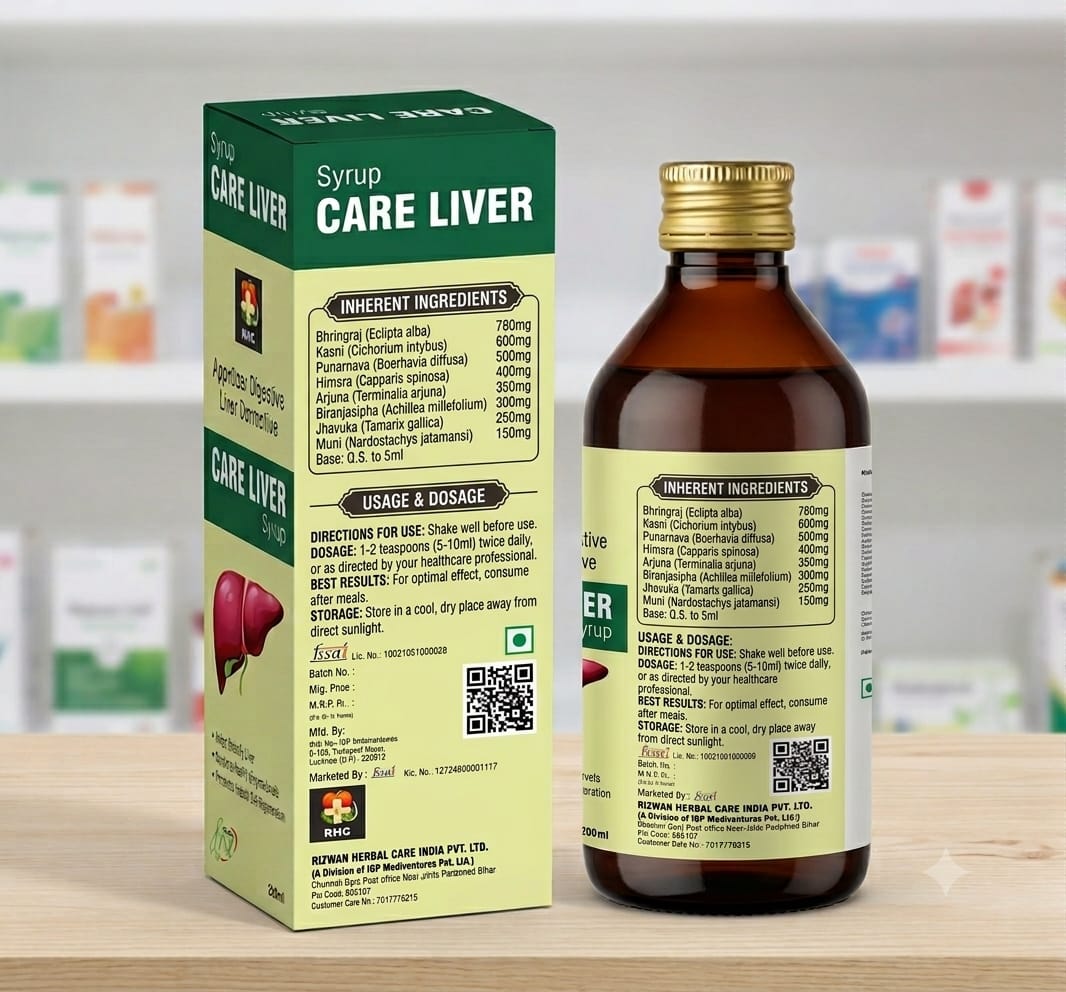 CARE LIVER Syrup – Natural Appetite, Digestive & Liver Corrective (Sugar-Free)