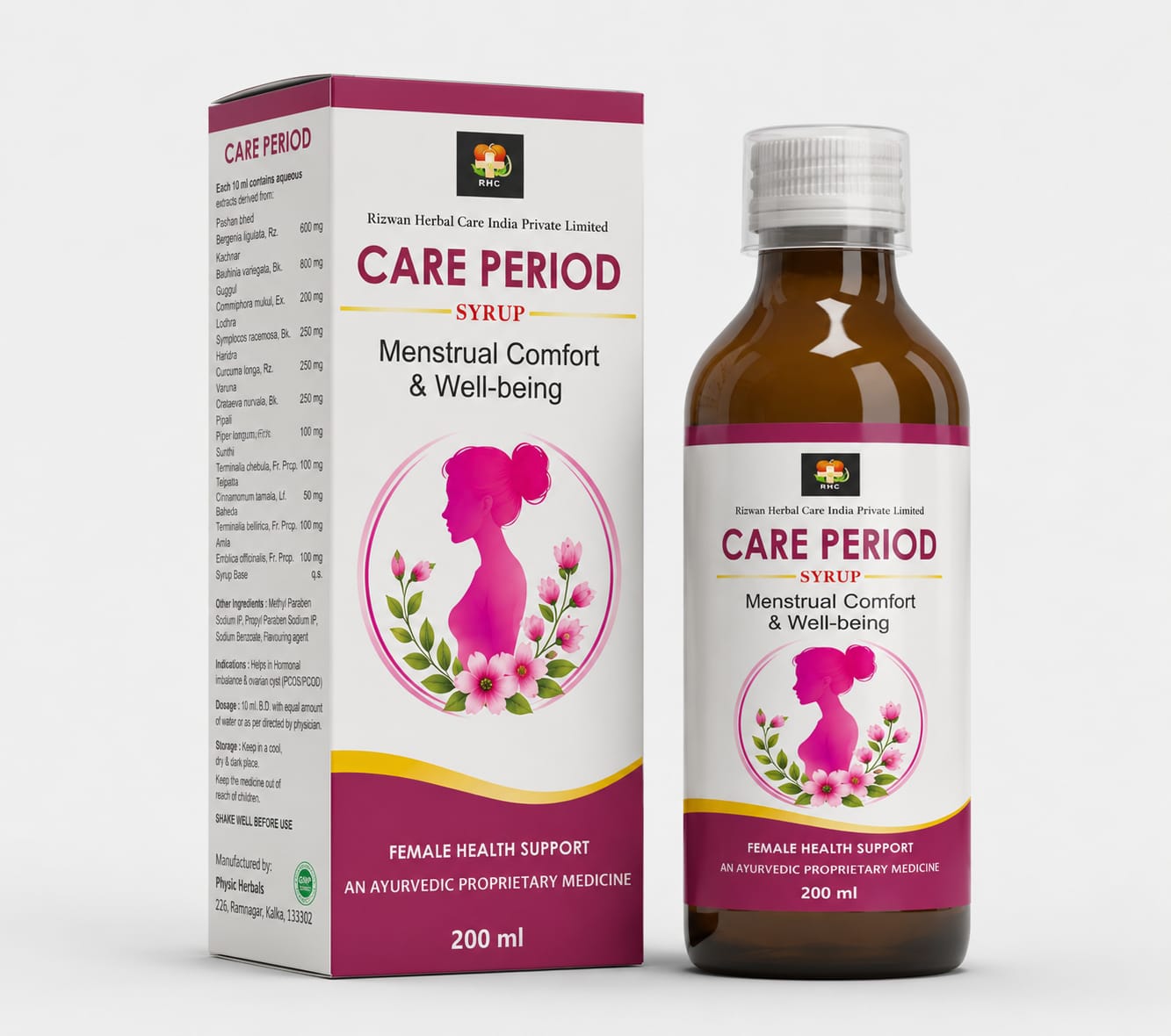 CARE PERIOD Syrup – Natural Menstrual Comfort & Hormonal Balance (200ml)